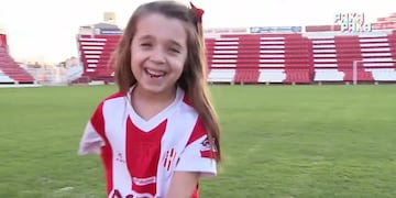 La pequeña mediocampista de Unión que es fan de Messi