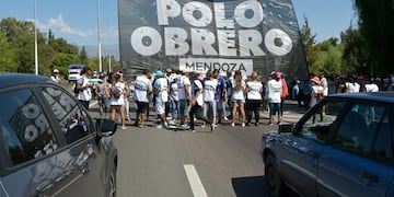 El Polo Obrero continúa con las protestas en Mendoza y pide la liberación inmediata de sus dirigentes detenidos. (foto archivo)