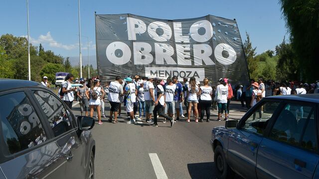 El Polo Obrero continúa con las protestas en Mendoza y pide la liberación inmediata de sus dirigentes detenidos. (foto archivo)