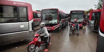 Protesta de choferes de Ersa. (Foto: Pedro Castillo)