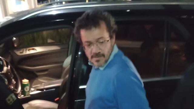 Martín Del Río, en el momento de la detención.