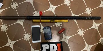 El material secuestrado por la PDI