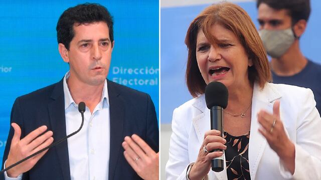 Patricia Bullrich y "Wado" de Pedro hablaron sobre el crimen del motochorro a manos de un policía vestido de civil. Foto: Los Andes.