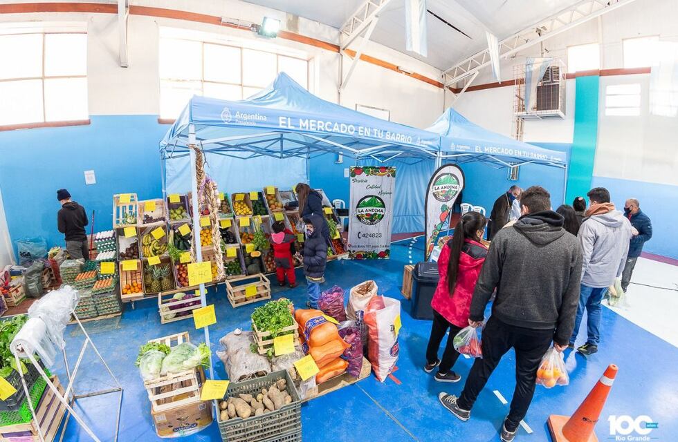 Río Grande: durante el fin de semana se realizó la feria “Mercado en tu Barrio”