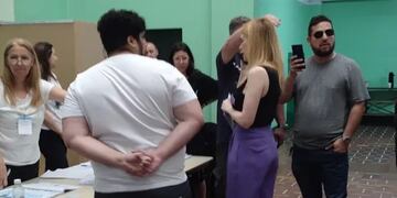 Acusaron de fraude a Lilia Lemoine y se peleó a los gritos con la autoridad de mesa
