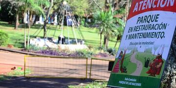 Oberá: el Parque de las Naciones permanecerá cerrado al público