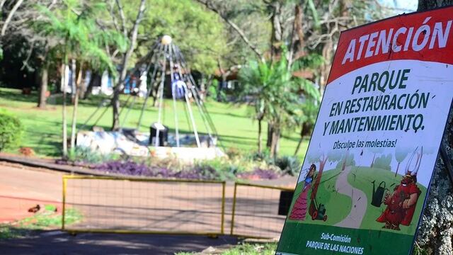 Oberá: el Parque de las Naciones permanecerá cerrado al público