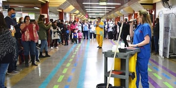 Flashmob en el Hospital Notti.