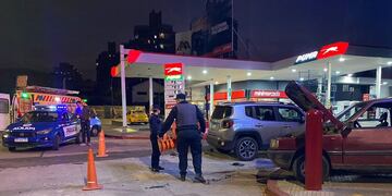 Accidente en Bulevar Las Heras.