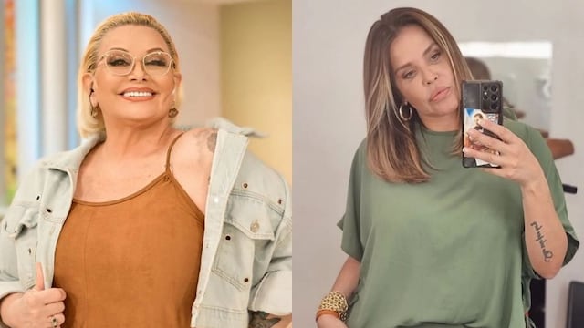 Carmen Barbieri y Nazarena Vélez