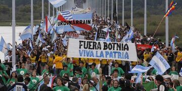 Marcha al Puente Internacional en contra de BOTNIA