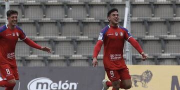 El " Rulo" David Romero tuvo el debut soñado en Unión La Calera de Chile: dos goles y victoria para el delantero cedido a préstamo por Talleres (Prensa Unión La Calera).