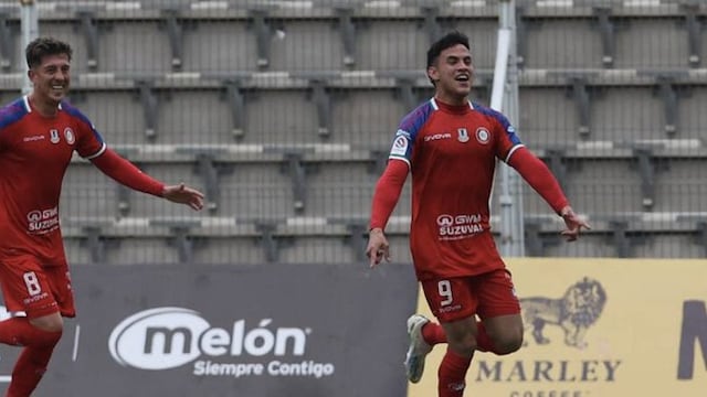 El " Rulo" David Romero tuvo el debut soñado en Unión La Calera de Chile: dos goles y victoria para el delantero cedido a préstamo por Talleres (Prensa Unión La Calera).