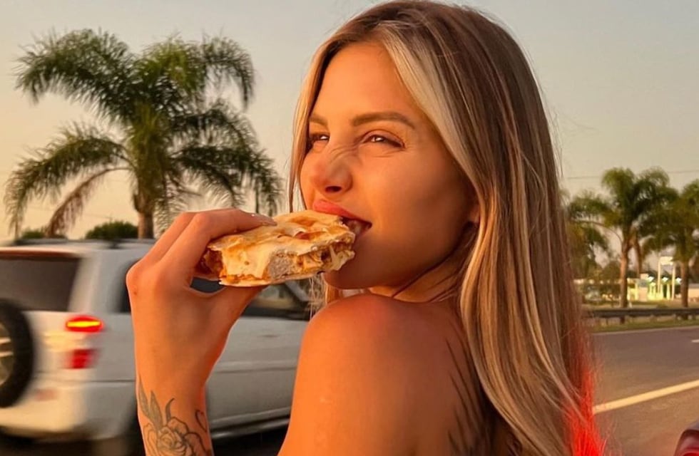 Variedad de frutas y ensalada de camarones: las comidas de Romina Malaspina en sus vacaciones