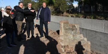 Perotti encabezó una recorrida por el Canal Sur, cerca de Ben Hur