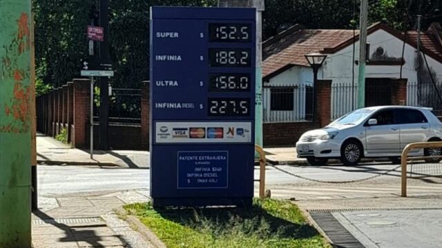 Puerto Iguazú registra el precio más alto del combustible de todo Misiones.