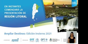 El Litoral, mediante una presentación del actual presidente del CoLiTur, el ministro de Corrientes Sebastián Slobayen, expuso las particularidades de la vivencia litoraleña.