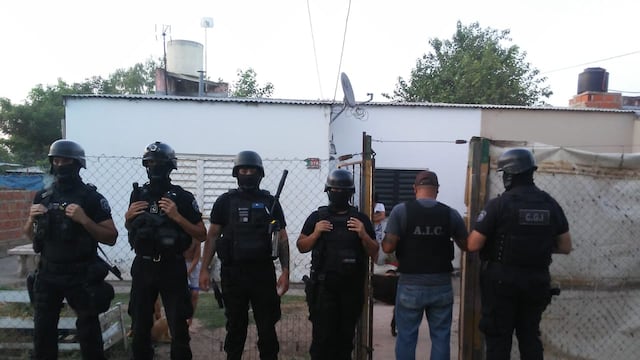 Uno de los tres allanamientos en el norte de Rafaela