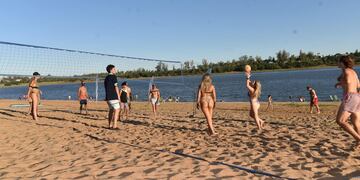 Fin de semana de actividades en la costanera de Concordia.