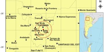 Fecha: 03/07/2025
Hora local: 01:16:59
Hora GMT: 04:16:59
Epicentro: 15 km al S de Tucumán; 40 km al NE de Monteros; 67 km al NO de Río Hondo -26.962 (lat) -65.173 (long)
Magnitud: 3.7
Profundidad: 10 km
Datos del Instituto Nacional de Prevención Sísmica.