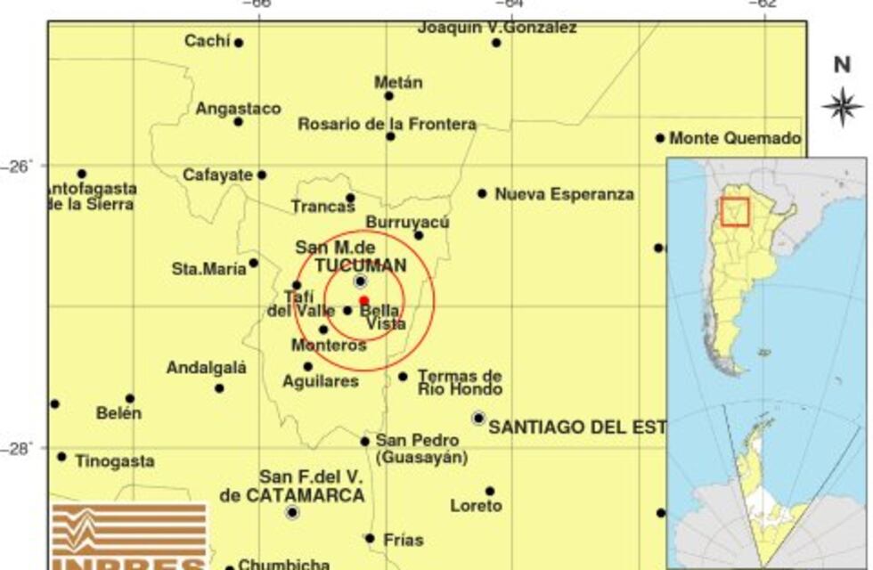 Sin daños por el sismo en Tucumán, pero con alerta por frío polar