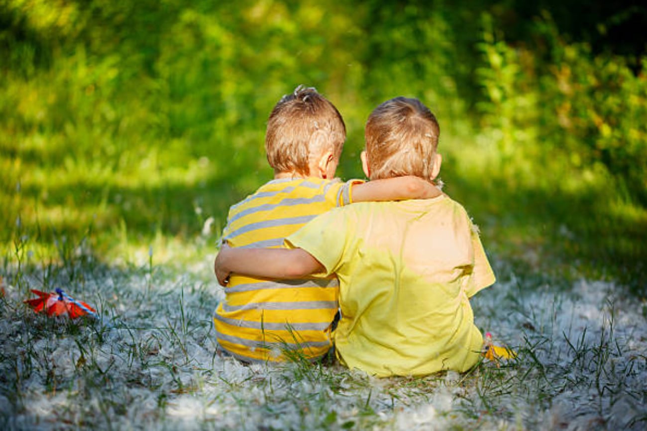 La amistad de dos niños. (Imagen Ilustrativa)