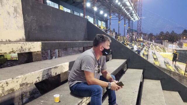 El Luifa pudo acceder al estadio de Mitre y vio el empate del Pirata.