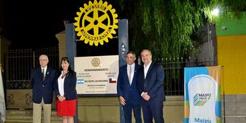 Stevanato participó del Encuentro de Hermanamiento Internacional del Rotary Club. Foto: Maipú Municipio.