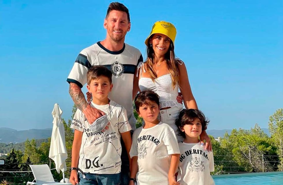 Hijos de Lionel Messi y Antonela Roccuzzo activaron el modo remolón en París