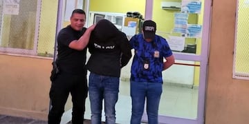 Detención de Facundo Nicolás Brítez, el joven de 18 años acusado de violar e intentar asesinar a una compañera de la escuela.
