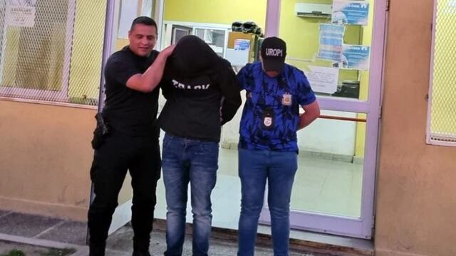 Detención de Facundo Nicolás Brítez, el joven de 18 años acusado de violar e intentar asesinar a una compañera de la escuela.