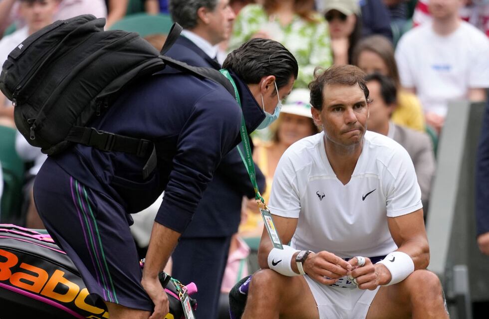 Rafa Nadal se retiró de Wimbledon por una lesión: “Me retiro por lógica, aunque me ha costado”