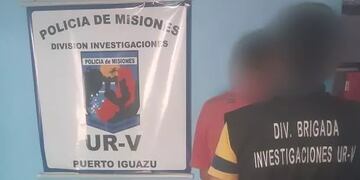 Hombre detenido acusado de robar en una vivienda en Puerto Iguazú.