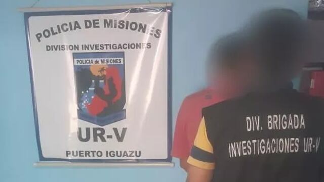 Hombre detenido acusado de robar en una vivienda en Puerto Iguazú.