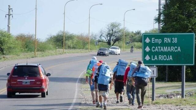 Los peregrinos llegan a Catamarca.