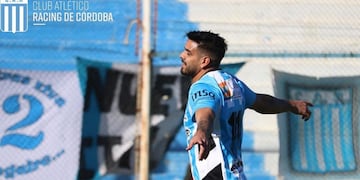 La Joya Diego Jara marcó doblete y Racing se afirma como puntero (Prensa: Racing de Nueva italia).