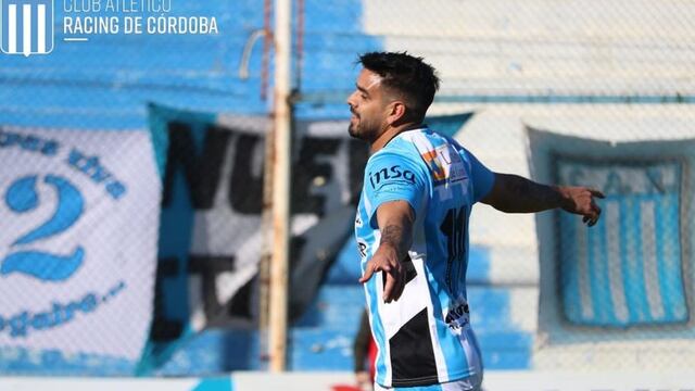 La Joya Diego Jara marcó doblete y Racing se afirma como puntero (Prensa: Racing de Nueva italia).