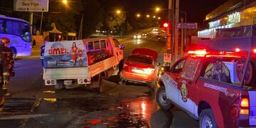 Choque en Valle Hermoso