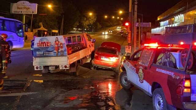 Choque en Valle Hermoso