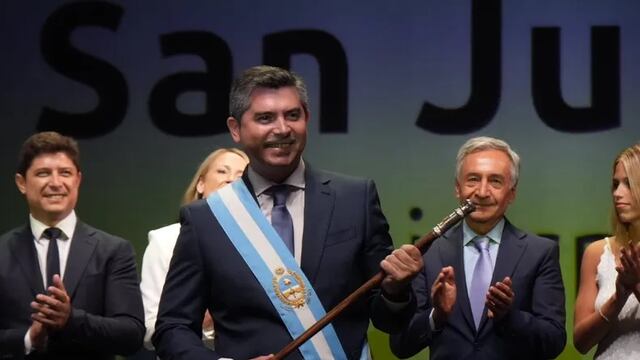 Orrego asumió como gobernador de San Juan.