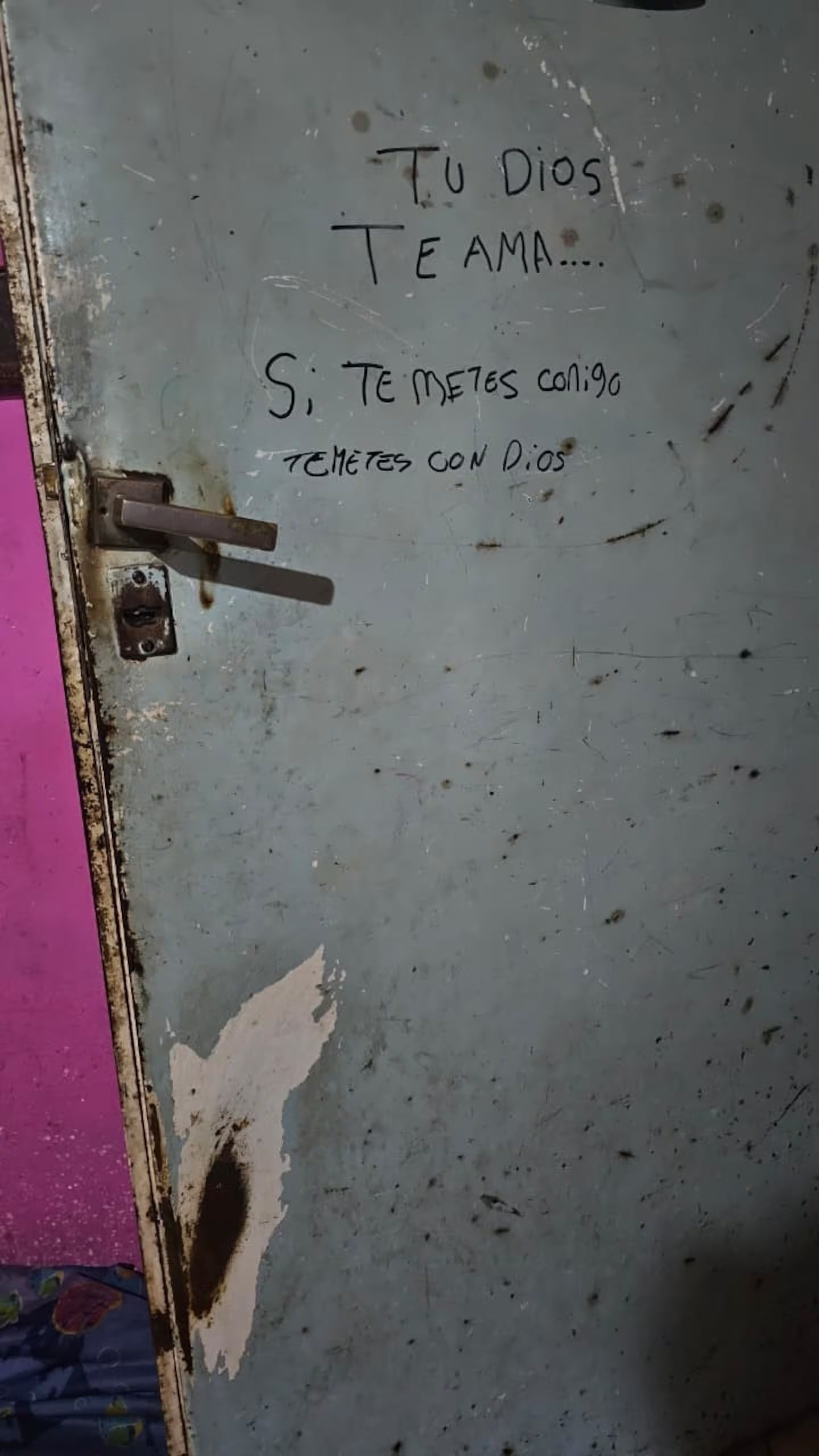 Amenaza del joven peruano.