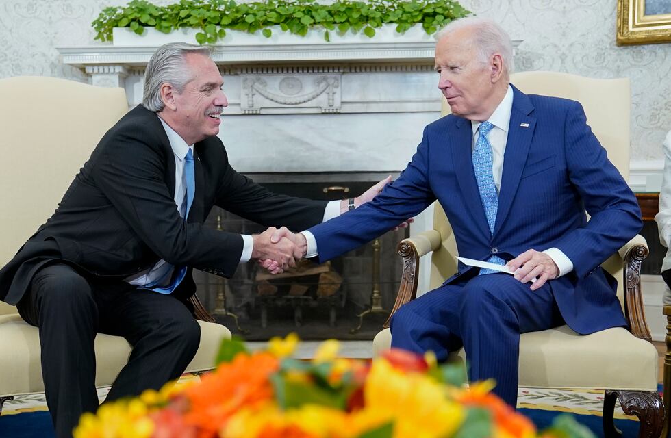 Alberto Fernández habló en Washington tras reunirse con Biden: “No estoy pensando en mi reelección”
