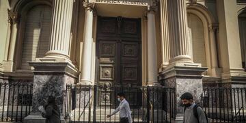 Frente del Banco Central de la República Argentina.