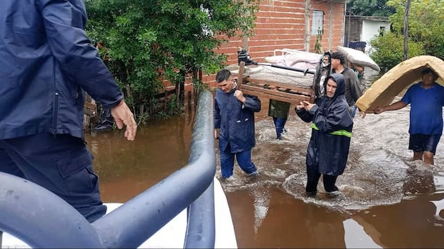 Inundaciones en Corrientes. (Gentileza Infobae)