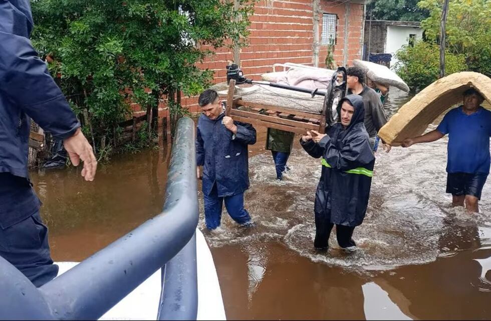 Punta Alta: el Centro de Veteranos de Guerra hace campaña para los inundados de Corrientes