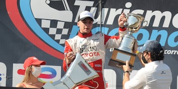 El piloto que vive en San Vicente se mantiene como el mejor debutante de la temporada en la categoría. (Prensa Apat)