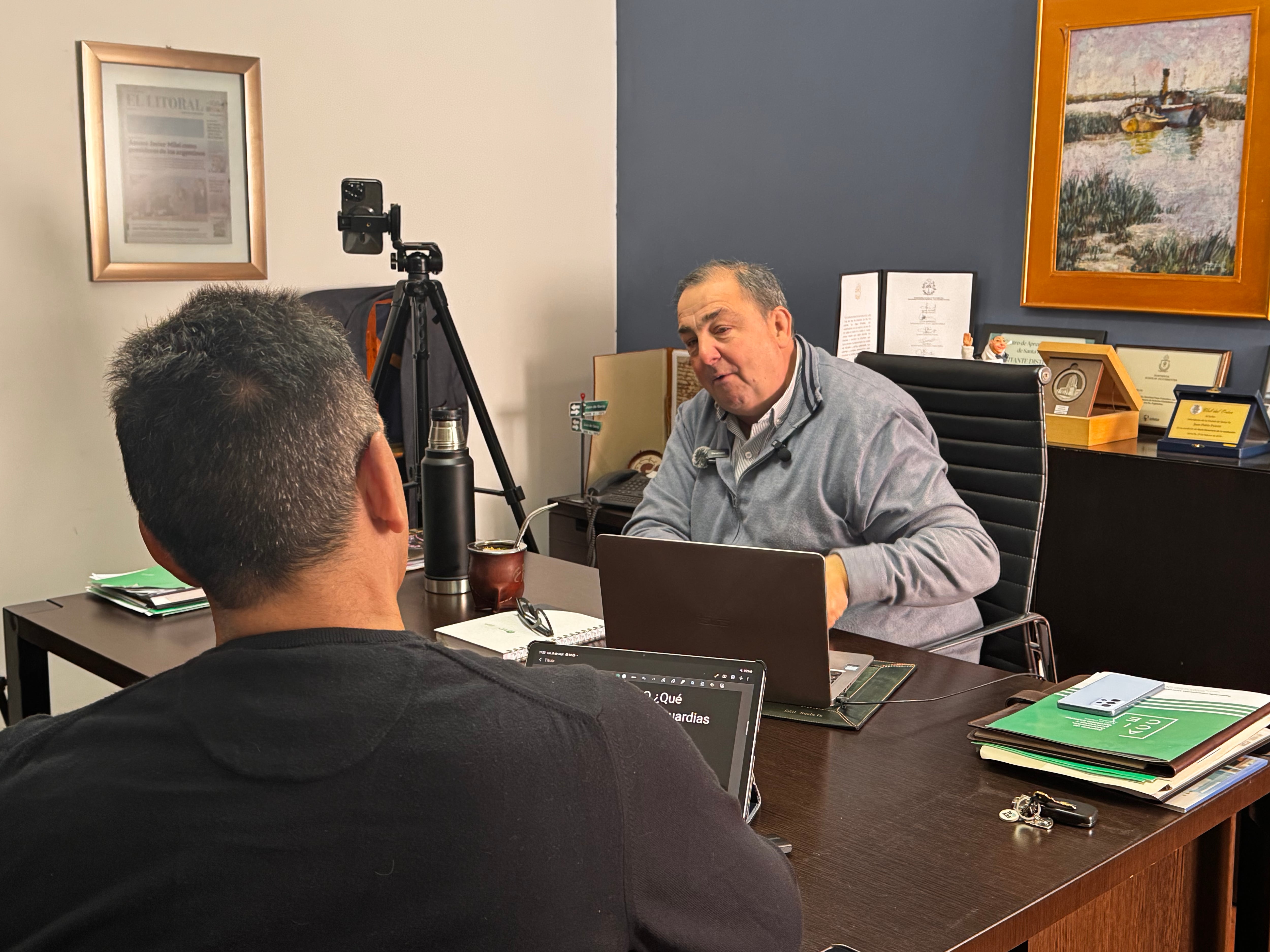 JUAN PABLO POLETTI, INTENDENTE DE SANTA FE.
