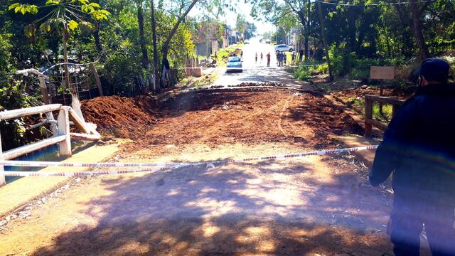 El explosivo se encuentra resguardado en el cuartel de Bomberos de Puerto Esperanza.