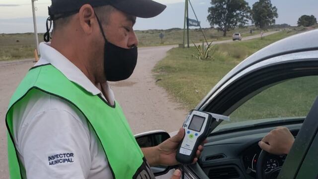 Realizaron controles de tránsito durante las fiestas.
