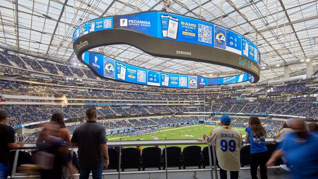 SoFi Stadium, la sede para el Super Bowl 2022.